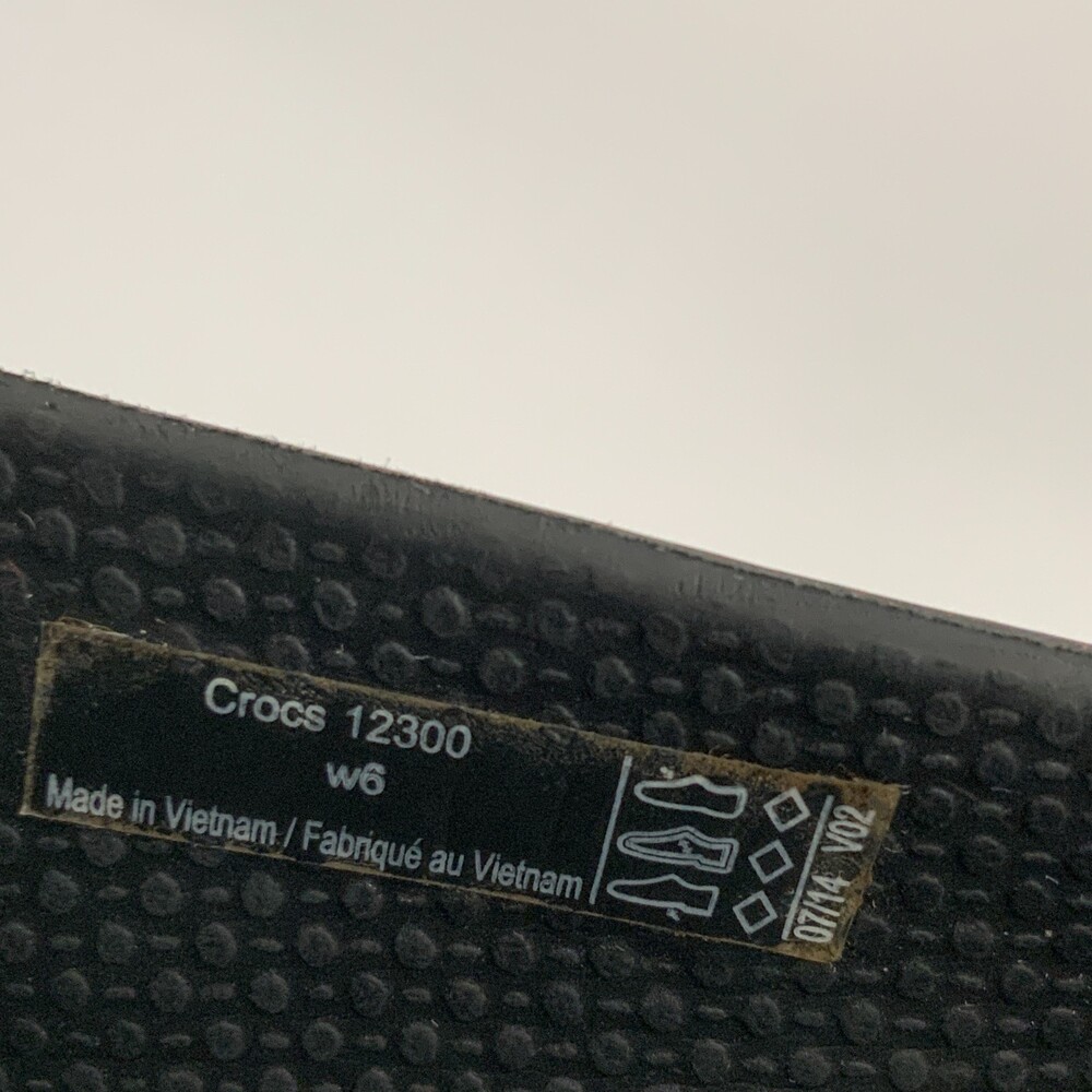 CROCS Slip-on Black Casual Shoes 6 - Picture 6 of 11